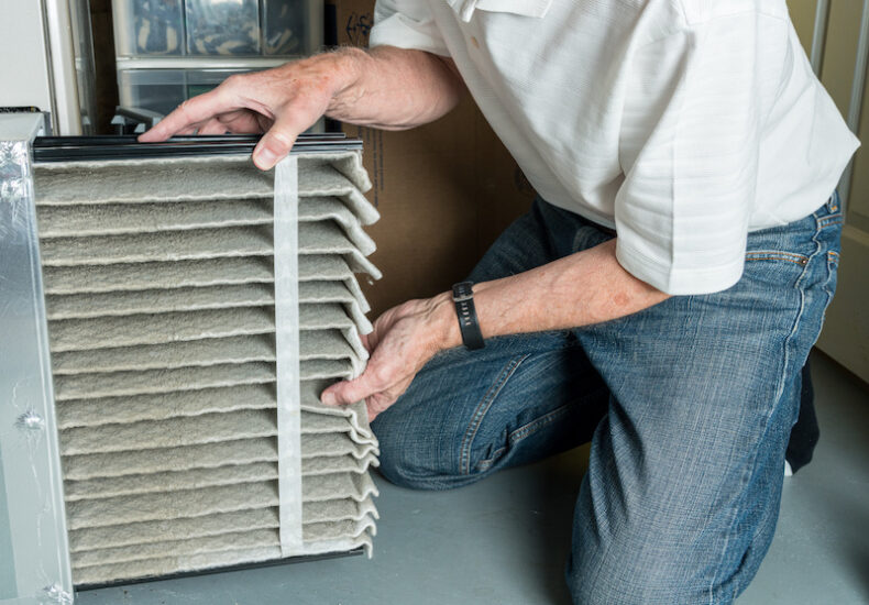 furnace filter change and maintenance