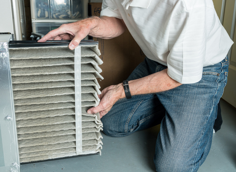 furnace filter change and maintenance