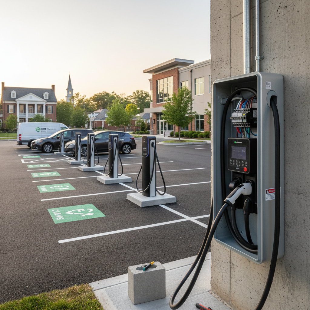 about Commercial EV charging station installation in Fredericksburg - Image 2