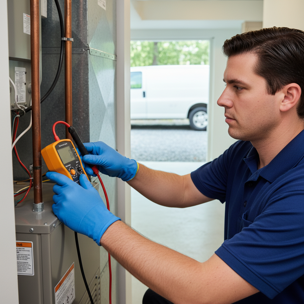 BIM Heating and Cooling Outdoor lighting installation