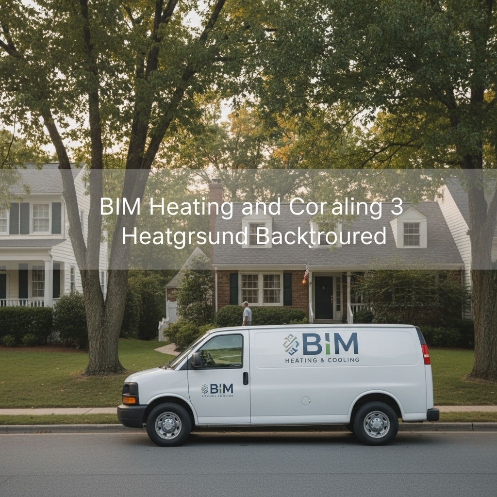 Subtle outdoor shot of a heating unit in a quiet Fredericksburg, VA neighborhood, expertly maintained by a heating contractor.
